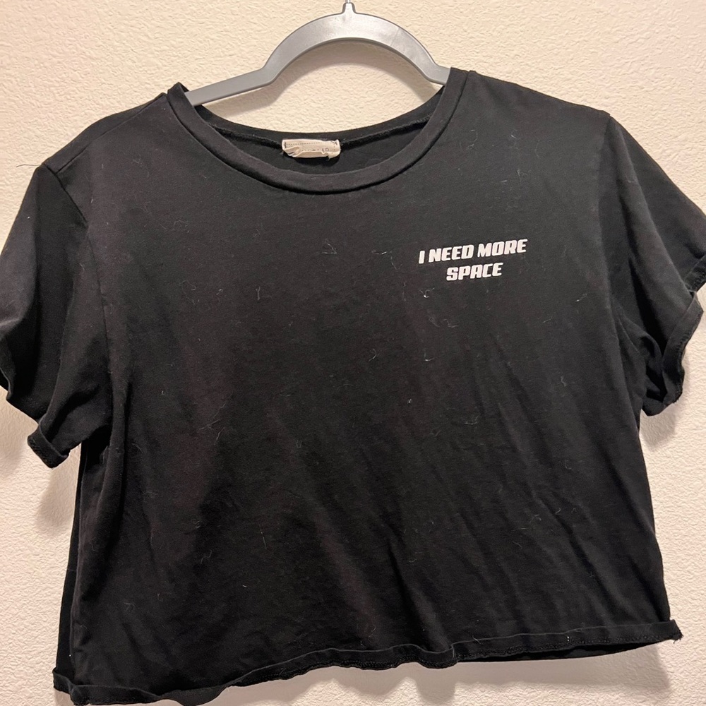 Space crop top